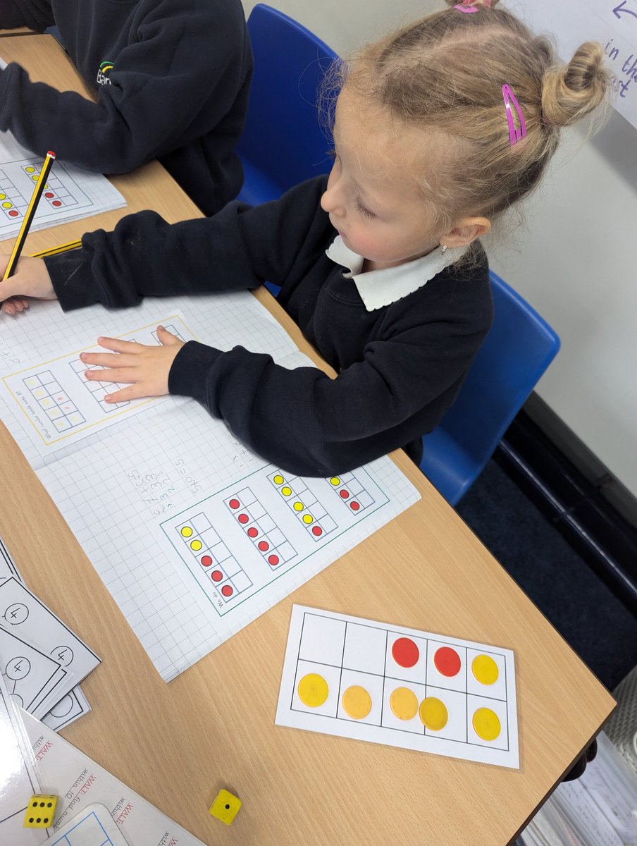 Great maths work this week! We have been finding different number bonds for numbers within 10. <a href="/BarntonMissR/">Miss Rutter</a>