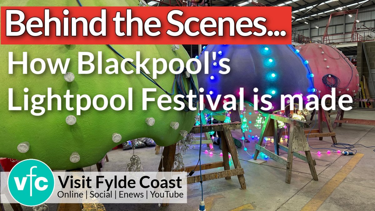 👀👉ICYMI...

#Lightpool Festival starts tomorrow and we've been behind the scenes to see how some of the installations were made for #halfterm in #Blackpool 

👀Watch it here👉youtu.be/KNcfnlZlKu8