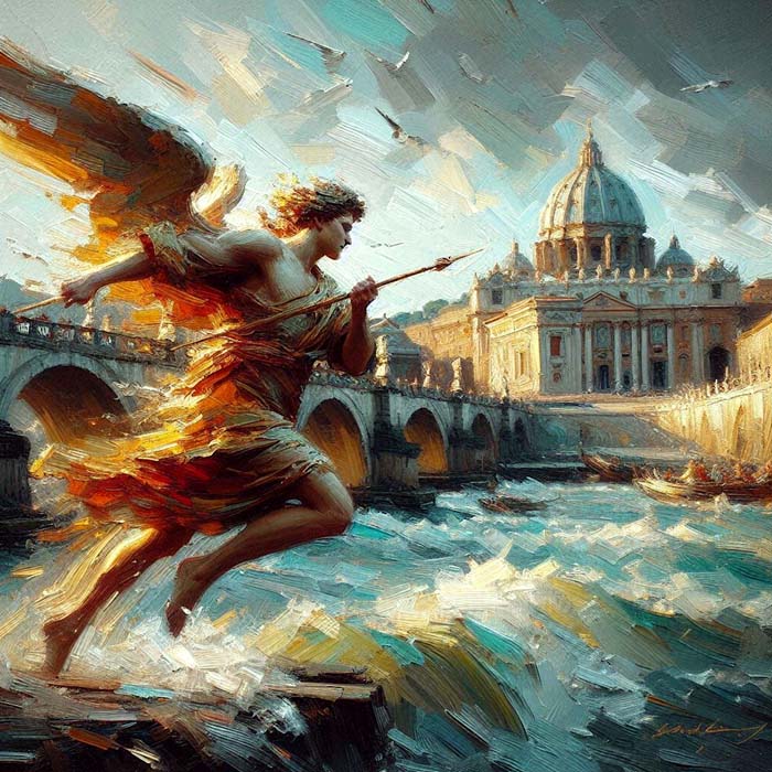 artbybabad's tweet photo. #Sale on Dynamic #Prints,  #Pont #StAngelo #Rome.  #Buy #online.  30 day moneyback #guarantee.  Also on #FAA.  See full image on my website, products; more #art.  #canvas #posters.  Follow me on #Instagram:  ababadart.
https://t.co/MGxWE7t8fV! https://t.co/pEp2Fh55Hm https://t.co/GhVKxiOqVT