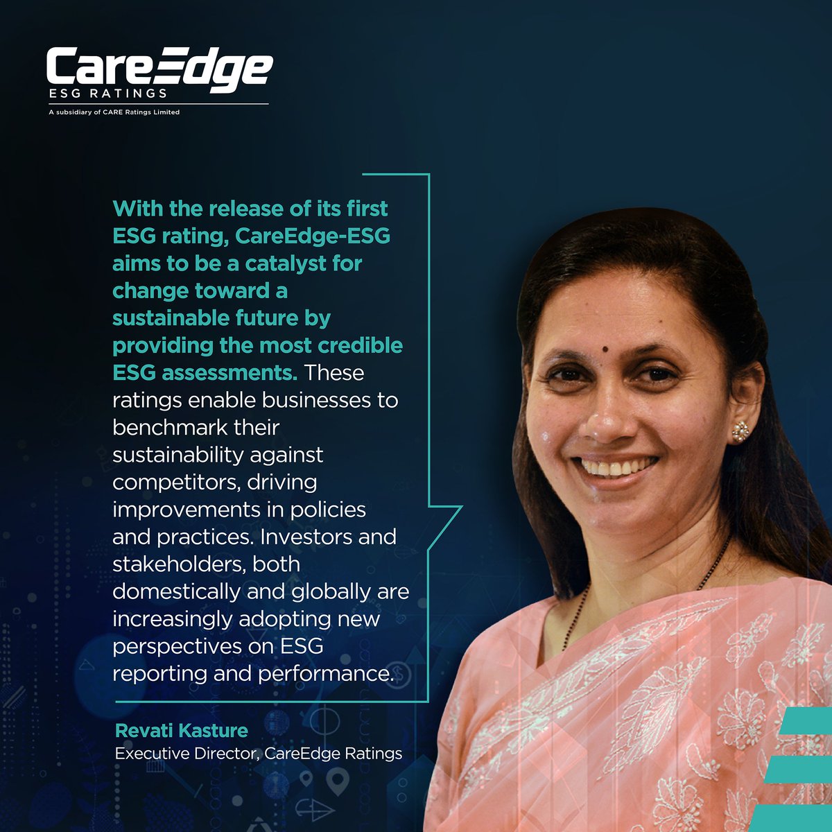 CareEdge_Group's tweet photo. Thrilled to announce that CARE ESG Ratings Limited, a SEBI-licensed ESG Rating Provider and @CareEdge_Group’ subsidiary, has assigned its first #ESGrating to @ESAFBank (ESAF) with a score of 68.1. 

Learn about ESAF's ESG journey: https://t.co/VSc4tHLLnv

#Sustainability #ESG https://t.co/gituxaxYFC