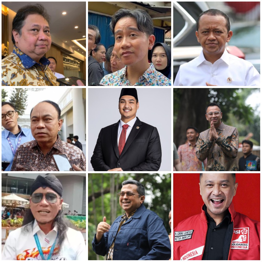 Mereka telah dipilih dan dipercaya oleh Prabowo untuk melakukan tugas mulia demi negeri tercinta.

Selamat Bekerja Putra-Putra Terbaik Bangsa. 

Belajar ngebajer...
muntah.. 🤮