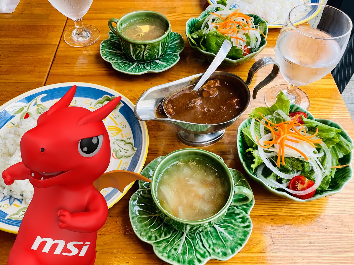本日のMSIランチ
ライフポイントを200ポイント回復する。 https://t.co/VH6SIENCtf
