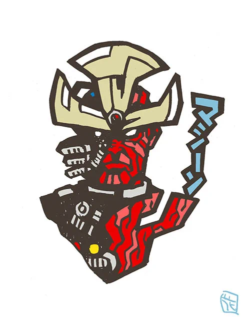このタッチヒーローズ〜デルザー軍団その3 〜をnoteにまとめました。 #note  #仮面ライダーストロンガー #このタッチ#デルザー軍団 #ファンアート 