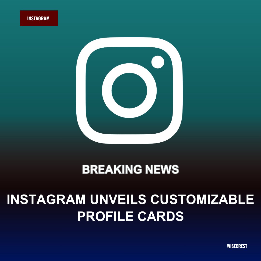 wise_crest's tweet photo. Instagram has rolled out a new feature called Profile Cards! Now you can easily share a digital business card with all your important information, including links, music, and a customizable QR code. #Instagram #ProfileCards #SocialMedia #TechNews https://t.co/yG3vzse0TU