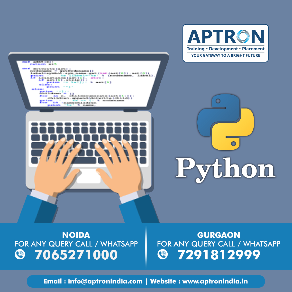 ashishk04468242's tweet image. Whether you are a beginner or an experienced coder looking to level up, joining a Python institute in Gurgaon can be a game-changer for your career. One institute that stands out in Gurgaon is APTRON Gurgaon,
traininginstitute56.wordpress.com/2024/10/15/pyt…
#PythonTraining #PythonInstitute