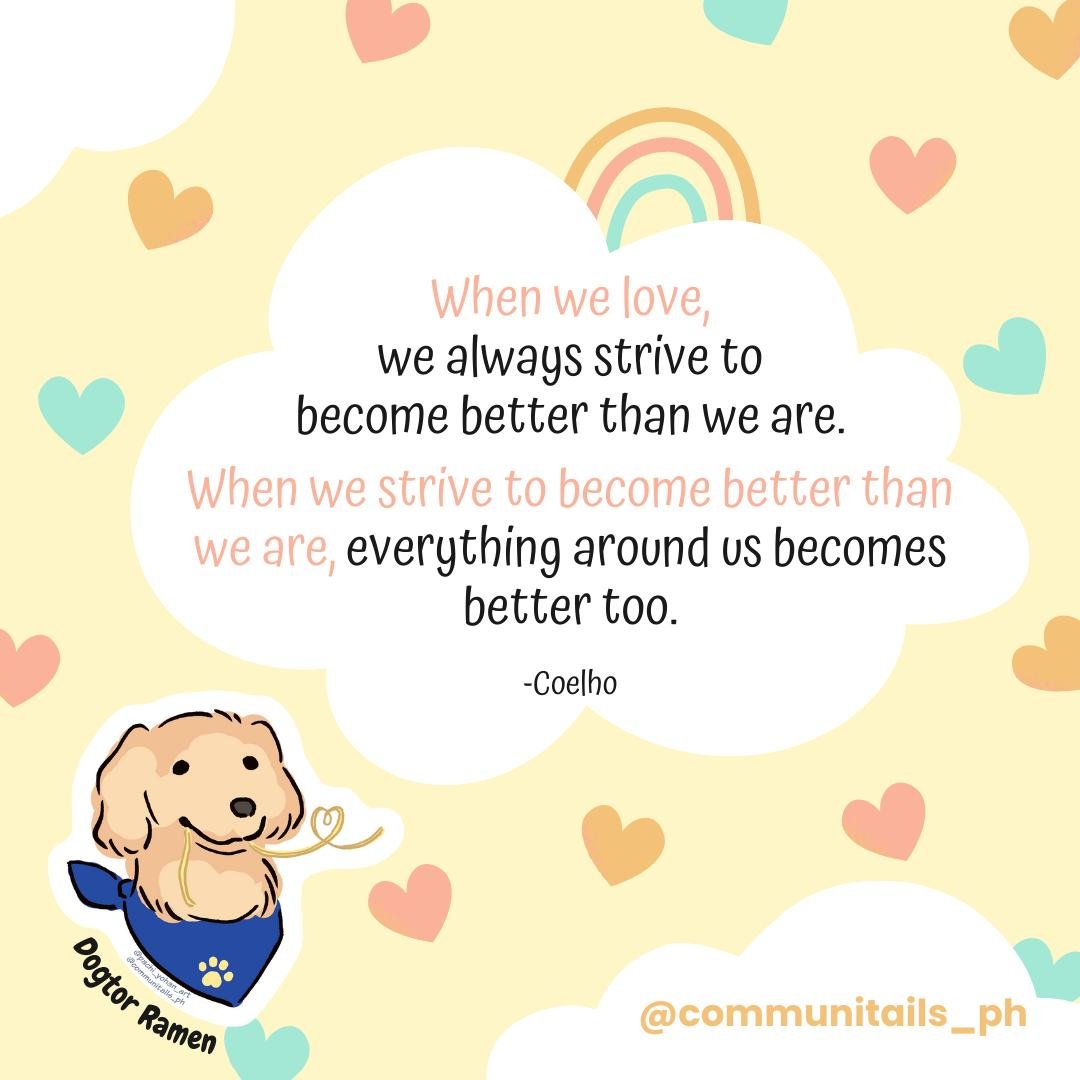 We love you, hooman ❤️ that's why the world becomes so much better with you in it 🫶🫰

💙🐶 Dogtor Ramen

#MentalHealthPH #mentalhealthmatters  #nationalmentalhealthmonth #therapydog #MutualHealing