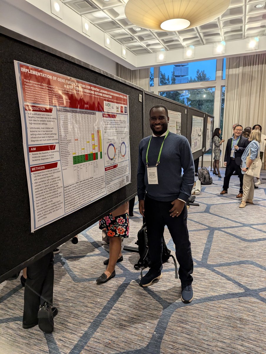 docriz_mzik's tweet photo. I attended the AACR Grantee Summit in Philadelphia. An exciting opportunity for AACR grant recipient's to showcase the research work they are doing. I shared the work we are doing at KCH on describing the molecular biology of Acute Leukemia in children. https://t.co/QImZ8rxciL