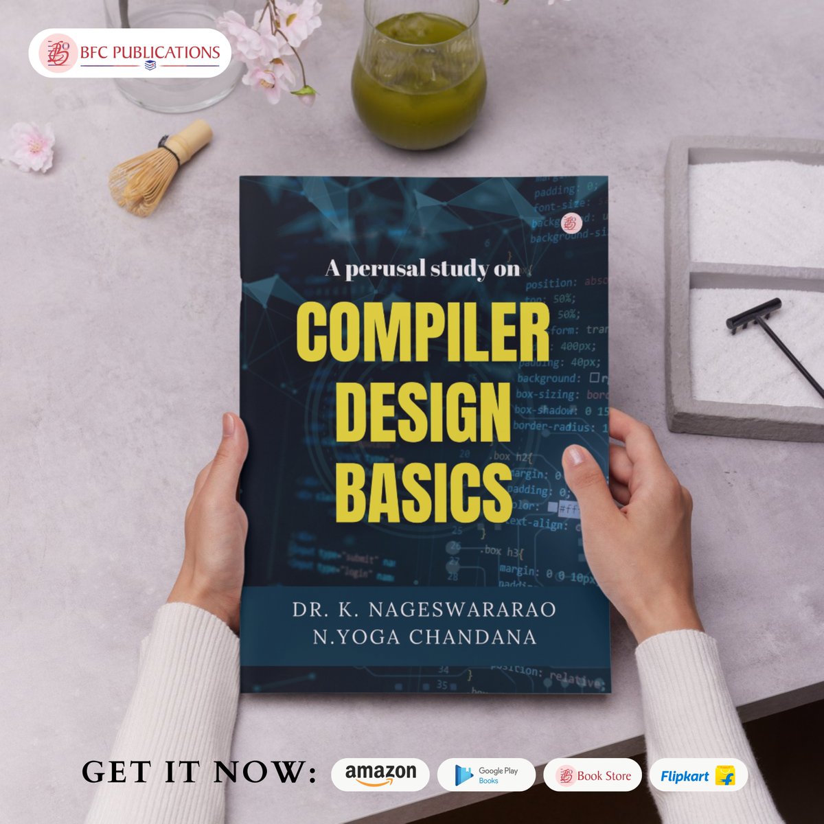 BfcPublications's tweet image. A Perusal Study On Compiler Design Basics by N. Yoga Chandana Dr. K. Nageswararao (Author)
.
.
🛒Amazon - tinyurl.com/yh8p99bu
📖Flipkart - tinyurl.com/48d5y87a
📚Google Play - tinyurl.com/5yxnphtd
🛍BFC Store - tinyurl.com/24tepnpr
#compilerdesign