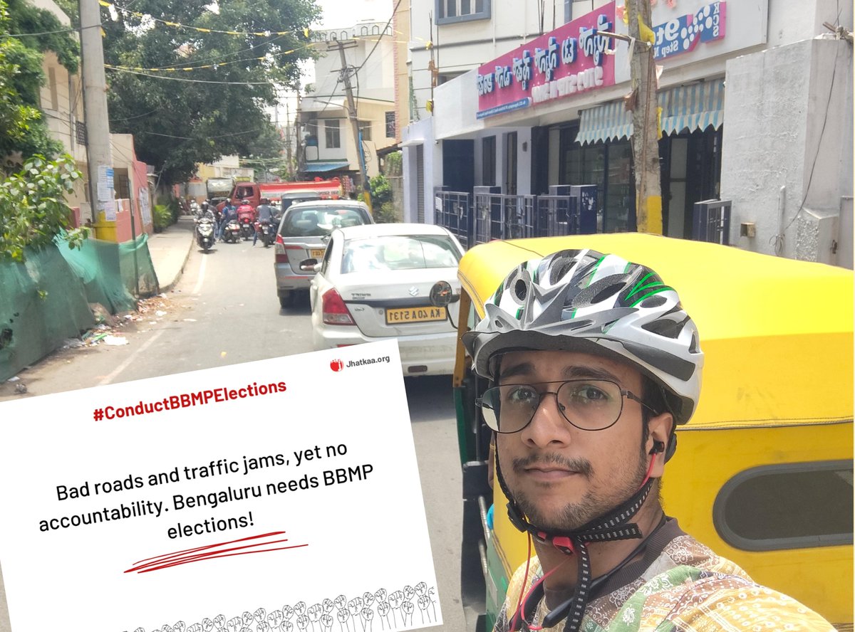 rahul2july's tweet photo. Our city is not functioning the way it should. Demand BBMP elections now! Sign Now: https://t.co/C2rvMn4DBE #ConductBBMPElection @Jhatkaadotorg @DKShivakumar @siddaramaiah https://t.co/DDVJcAzP7x