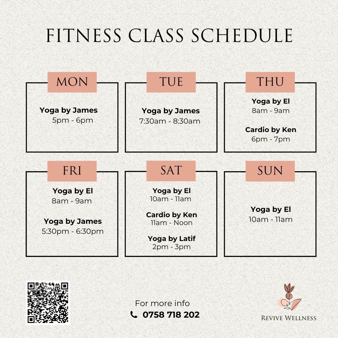 Revive_Ug's tweet photo. Book your spot now via https://t.co/fPAbppysLO and let’s smash those fitness goals together! 

 #ReviveWellness https://t.co/f1LIweHD9j