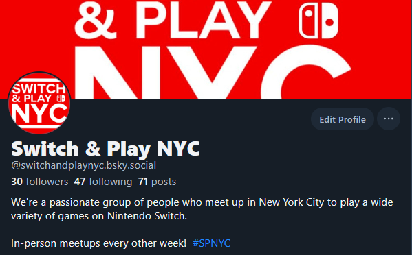SwitchPlayNYC's tweet photo. Friendly reminder that we're also on 🩵⛅️! https://t.co/g3d6mb0Rrn
