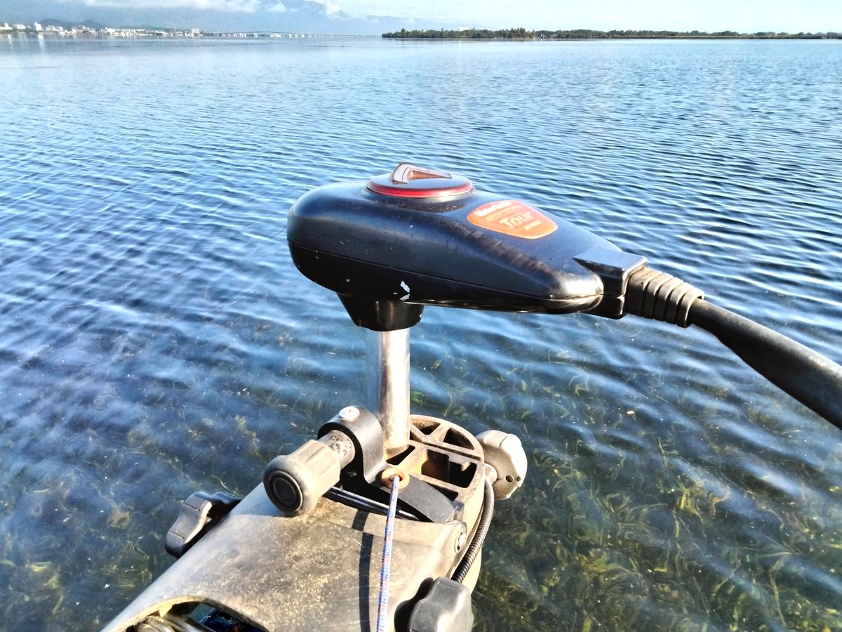 PonkotsuGG's tweet image. 今日も元気に動いてくれました。
#MotorGuide 
#まだ現役 
#壊れないでｗ
#掃除しよう
#赤の井から琵琶湖大橋を見たところ