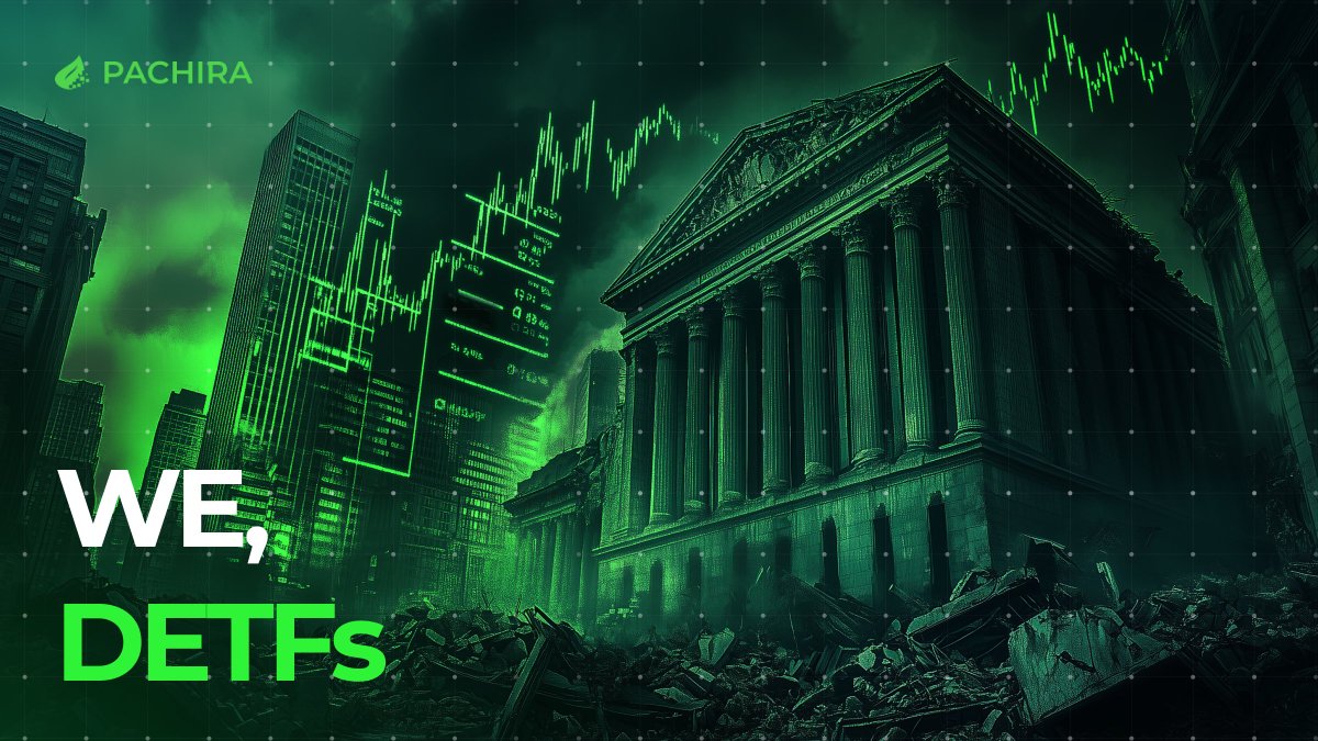 PachiraFi's tweet photo. 🔥 Unleash the chaos of DeFi with Pachira DETFs! 🌳

💥 Break down the old financial temples and rebuild your portfolio on your terms. 

No gatekeepers🥷, no barriers 🚧, just pure, unbridled market power. 📉📈 

#PachiraFi