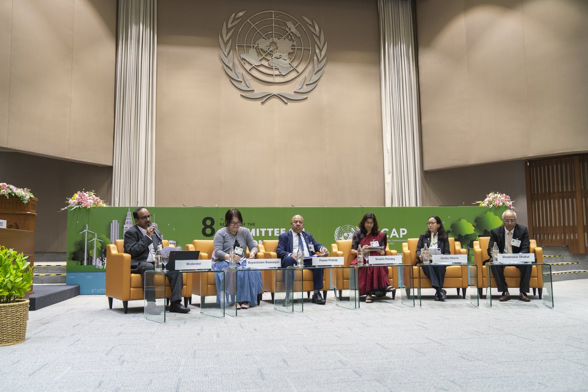 UNESCAP's tweet photo. Data from #AsiaPacific highlights that over 70% of GHG emissions are generated in #cities! ποΈ
At #EnvCom8, member States called for scaling up robust, low-carbon, climate-resilient development through multistakeholder coop. and NDC-urban efforts, in line with #COP28 commitments. https://t.co/X9luXpdvf1