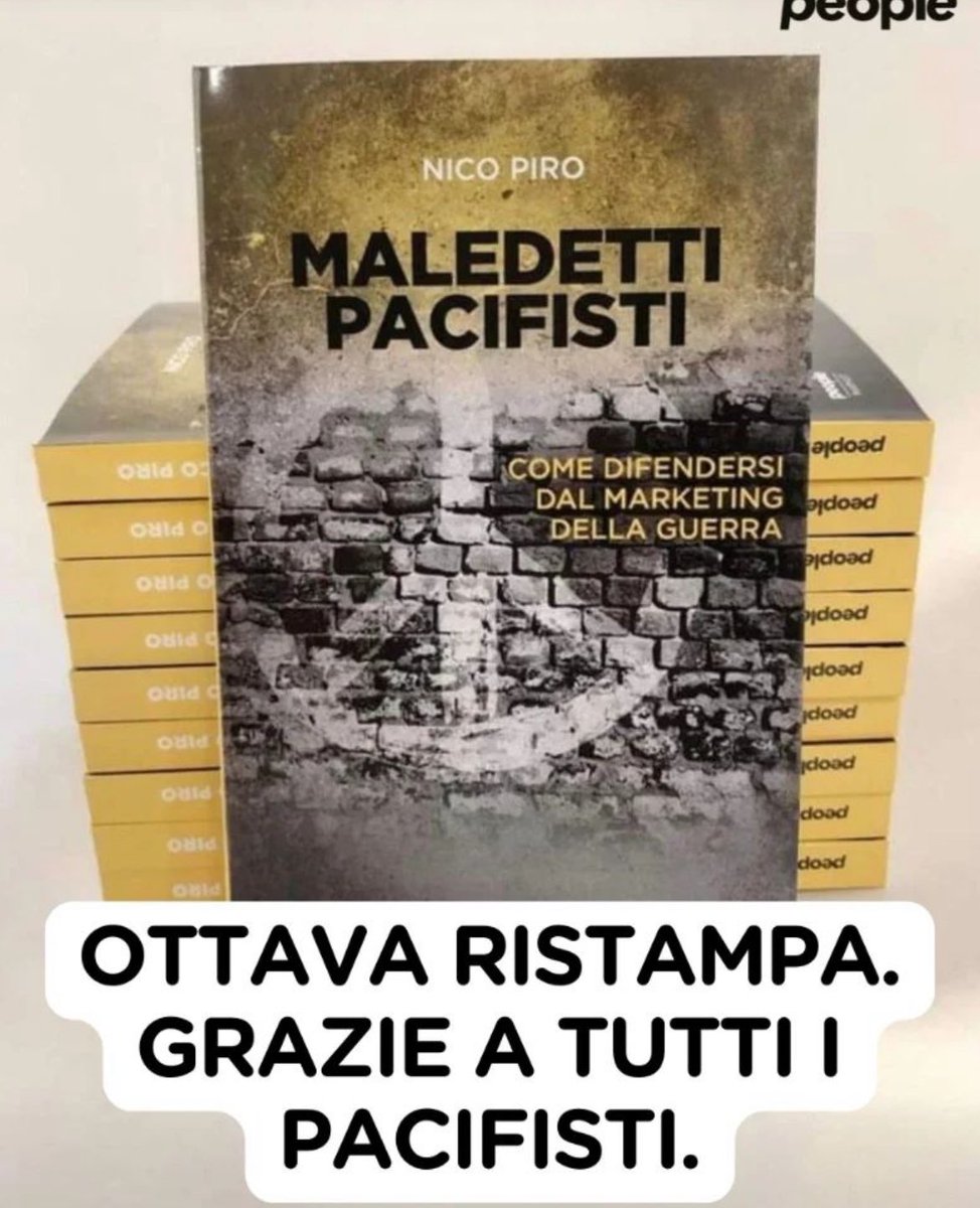_Nico_Piro_'s tweet photo. Ai #guerratroll e portavoce del #PUB che mi hanno accusato di arricchirmi con la #PACE beh lo ammetto! È cosí! Grazie al supporto di tanti #maledettipacifisti e alla squadra di @peoplepubit siamo arrivati all’8va ristampa. Villa a Salina? È fatta! Soggiorno gratis per i lettori😜 https://t.co/5Qb8Ns10Zv