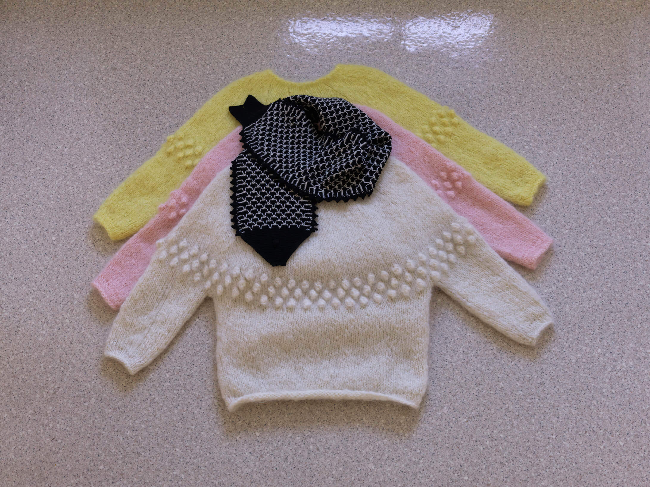 ミクニッツ poisson マフラー ハンドメイド 三國万里子さん ほぼ日 Miknits 2024 - ほぼ日刊イトイ新聞