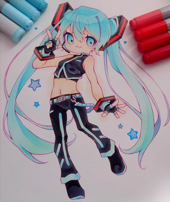 ダンサーミクちゃん( ง* ॑꒳ ॑ )ว 