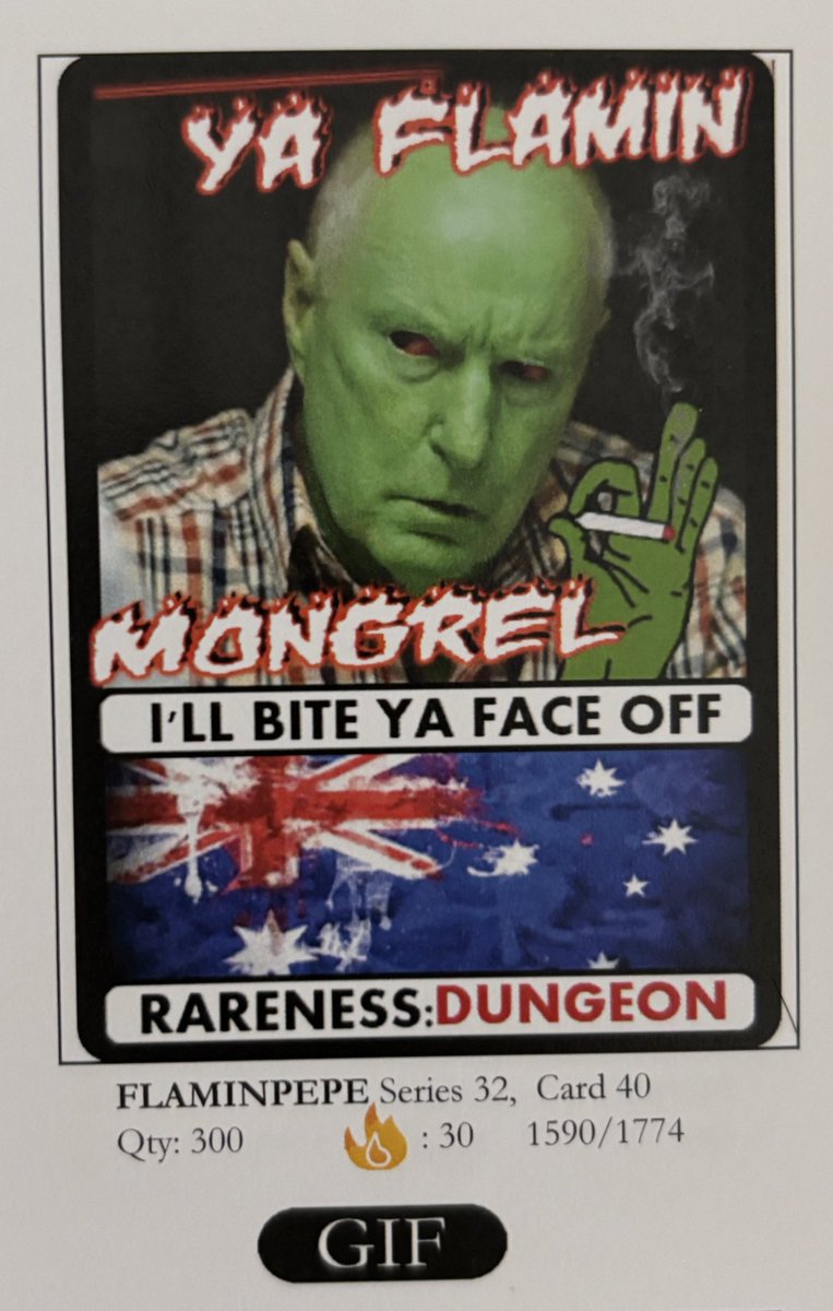 One OG #Rarepepe a day #flaminpepe 🐸 #NFT #Bitcoin