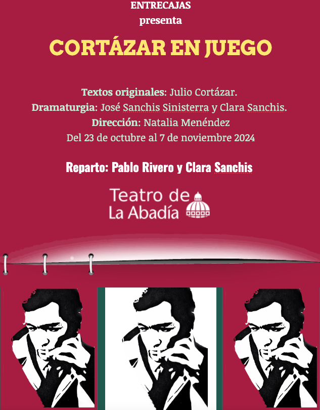 "Probablemente de todos nuestros sentimientos el único que no es verdaderamente nuestro es la esperanza. La esperanza le pertenece a la vida, es la vida misma defendiéndose." #JulioCortazar
CORTÁZAR EN JUEGO
Textos originales: Julio Cortázar ✍️. Dramaturgia: José Sanchis