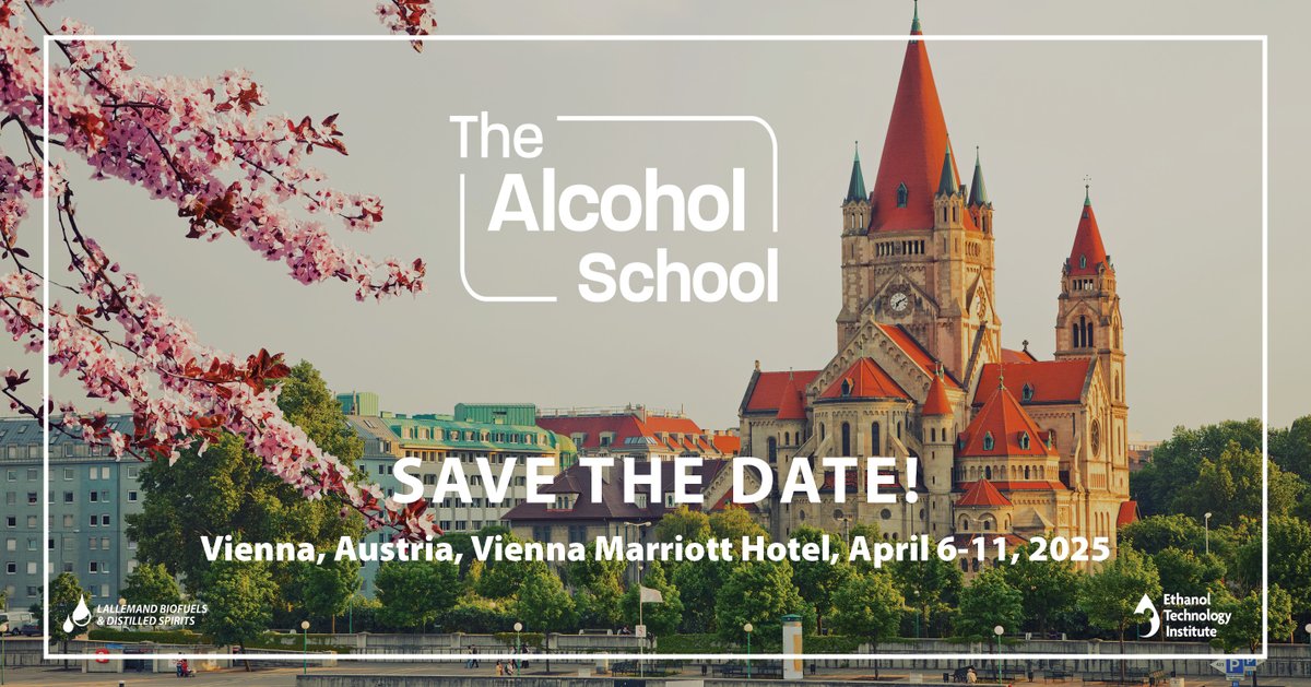 We're excited to return to Vienna in 2025! Join us in April for an immersive week of distilled spirits and fuel ethanol education, along with amazing networking opportunities. Keep an eye out on our socials and on lbds.com/education for more agenda and registration details!