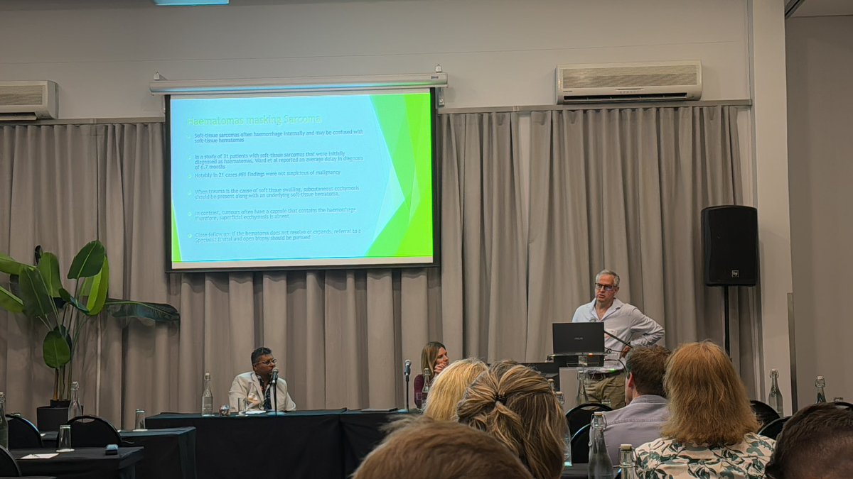 SASMA_ZA's tweet photo. The first workshop, Exercise and Cancer, is kicking off with Dr Derek Du Plessis presenting the first clinical case. An exciting start to Day 1! 🩺🏃♂️ #SASMAConference2024 #ExerciseAndCancer #SportsMedicine https://t.co/u3X5gakpAE
