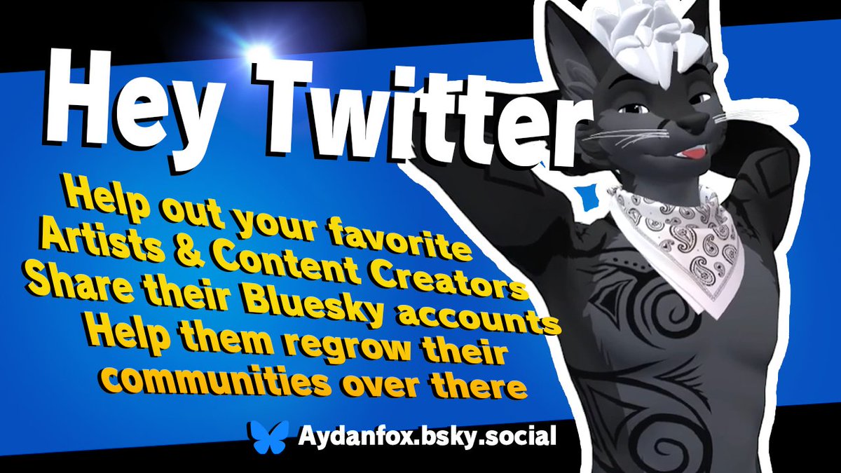 AydanFox's tweet image. This can be very scary for people who rely heavily on their social medias for their livelihoods.  

Many of us spend years and years building communities. These kinds of uncertain times can feel soul crushing. 

You can help by reposting here and over there.