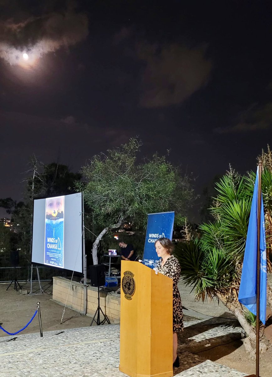 FranceaChypre's tweet image. Inspiring screening of @BitsiTweets’ documentary about #WindsOfChange project @UN_CYPRUS, supported by 🇫🇷 Ambassador. The film shows how sport fosters unity &amp;amp; development worldwide. #Sport #Education &amp;amp; #Culture are key in bridging divides 🌍✌️ 
@iocyoungleaders #Cyprus #CyProb