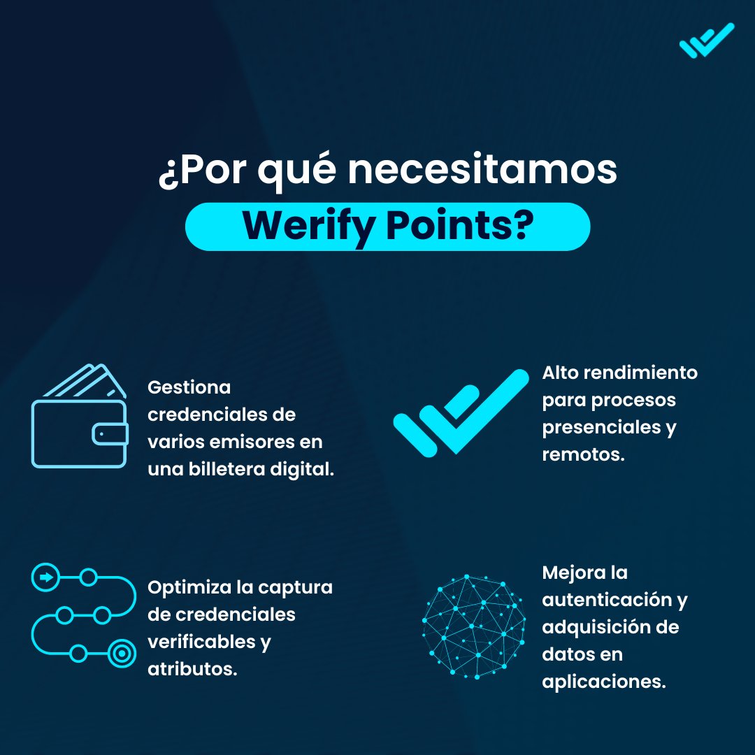 Dile adiós a la complejidad en la verificación de credenciales. Descubre los Werify Points.