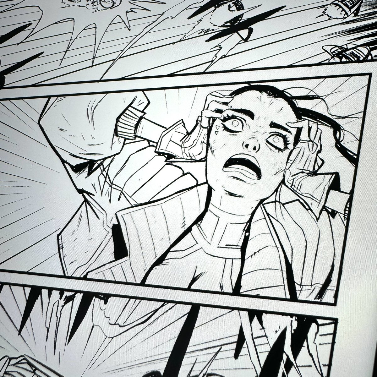 Me trying to fit 8hrs drawing into 5hrs before school pickup!! 🤯🤯🥵🥵😝😝

#DadLife #Comics #ComicArtist #GenuineUndead <a href="/gu_comics/">Genuine Undead Comics</a>