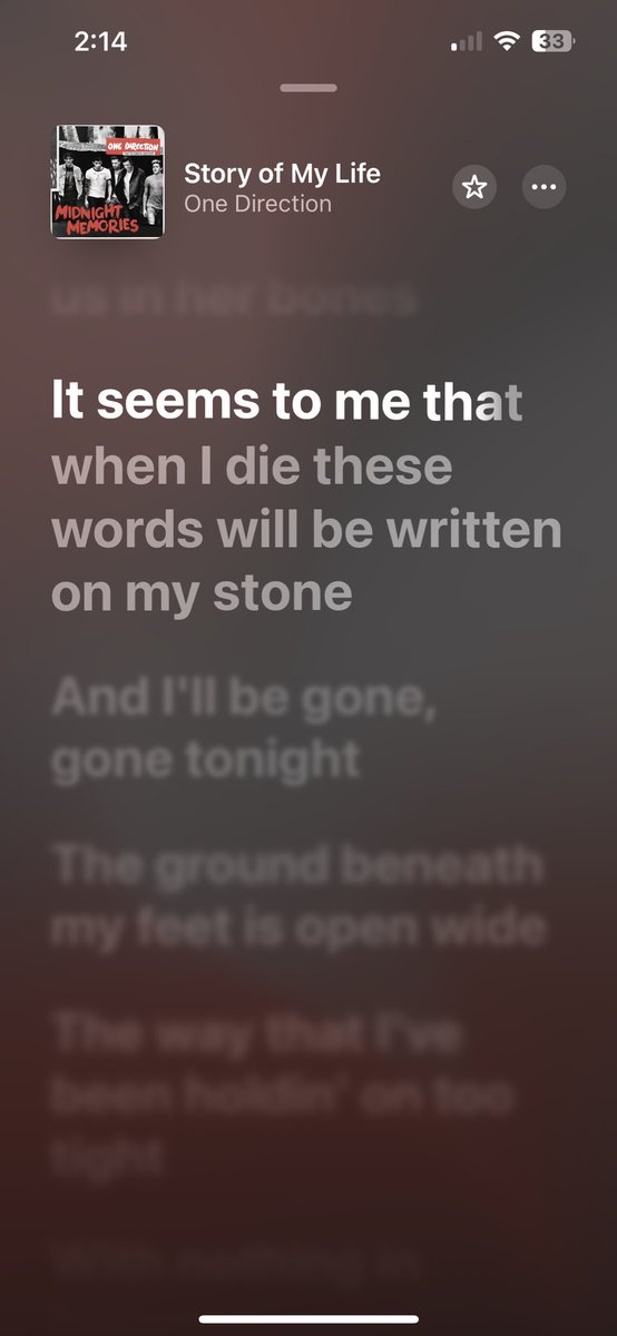 This song hits differently at 2am now after learning that Liam Payne is now gone. So sad, sending prayers and my condolences to his family and friends.