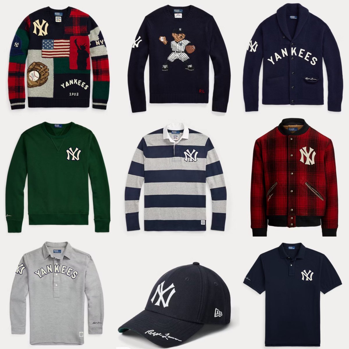 POLO RALPH LAUREN x NEW YORK YANKEES Collectionが海外で発売 (ポロ