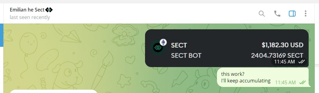 SECT buy!