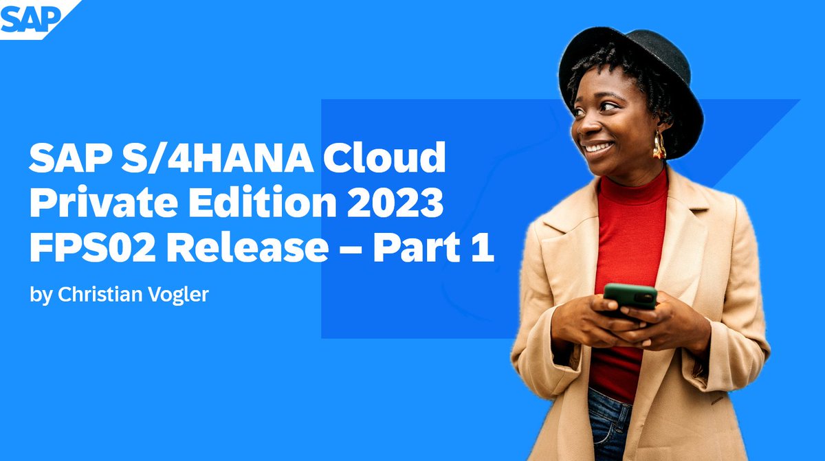 KimZel1's tweet photo. @VoglerChrist explores the latest features that improve performance and streamline complex processes in the 2023 FPS02 of SAP S/4HANA Cloud Private Edition.

 https://t.co/6XlTyrSNQ2

@SAPCloudERP #FPS02 #SAPS4HANACloud https://t.co/xNk6oZC0Wg