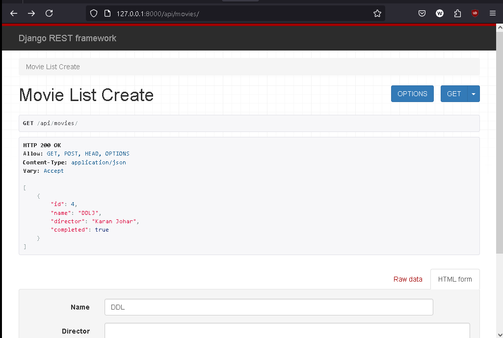 PrasherCodes's tweet photo. Learnt Python after working with JavaScript. Built a CRUD API using Django—excited to explore more Python frameworks for future projects. #Python #Django #Coding https://t.co/CF1ELkTZAx