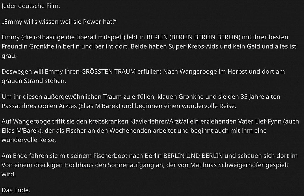 junge hahaha ist das akkurat 10/10