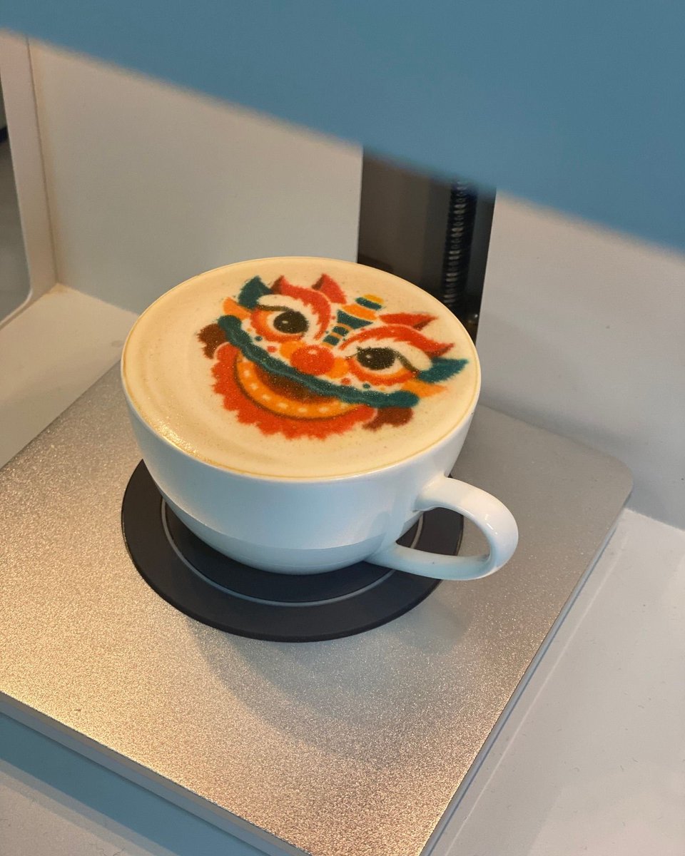 Offidtech's tweet photo. Coffee Latte Art Printer at Hong Kong Electronics Fair(Autumn Edition)👏
https://t.co/yKIoAcAH8n
#coffeeprinter
#coffeeprinting
#CoffeeLatteArt https://t.co/v9mSkPWlNG