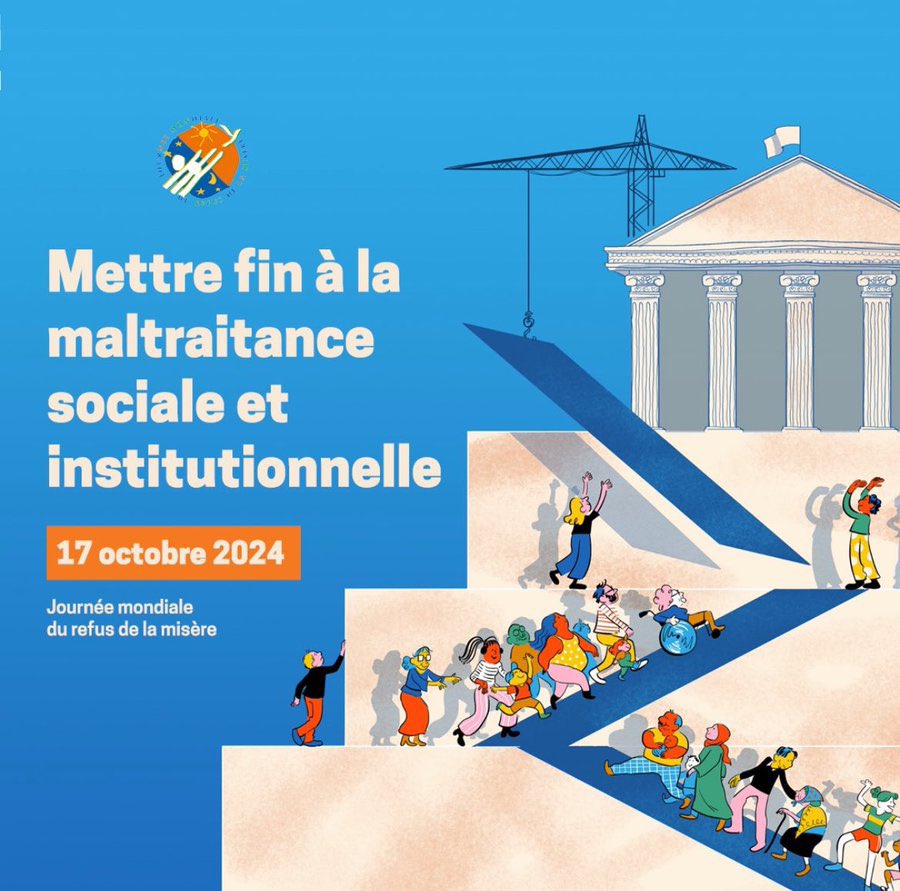 gwenaustin75019's tweet photo. #JourneeMondialeContreLaMisere
#lesystemebug #maltraitanceinstitutionnelle la maltraitance institutionnelle et sociale des pauvres est insupportable ! 🚨Stop aux stigmatisations et accès aux droits pour tous ! #TousEgauxToutesEgales https://t.co/MvSU7PqWA6