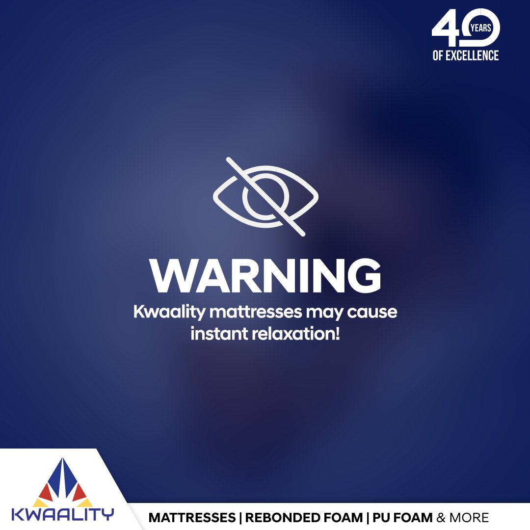 KwaalityMattres's tweet image. Proceed with caution😴

Experience the comfort yourself—shop now at Kwaality.com.

#KwaalityMattress #InstantRelaxation #MattressGoals #SleepLikeABaby #ComfortUnlocked #RelaxAndRecharge #MattressMagic #GoodbyeInsomnia #SleepBetterLiveBetter #DreamOn