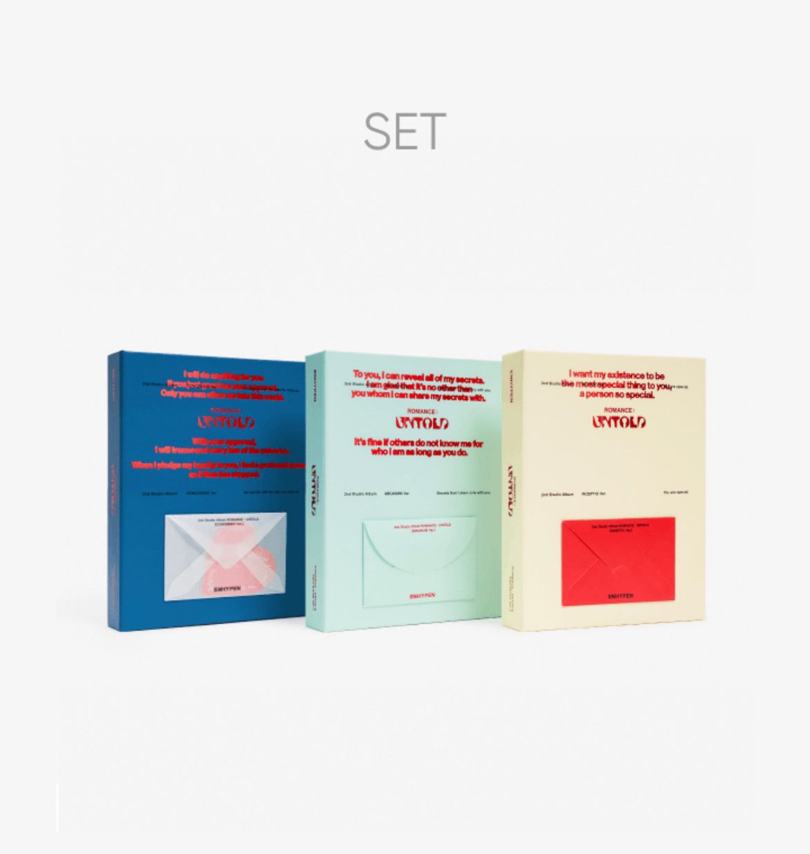 imcream_som's tweet photo. ꒰ঌ รีทวิตแจก 3 บั้ม ໒꒱ 

🧸 พร้อมส่งสิ้นเดือนนี้ อัลบั้มเต็มไม่แกะซีล ROMANCE: UNTOLD Photobook ver

เซต 3 บั้ม (ว่าง 55 เซต)
— 1,050฿ / เซต
มัดจำ 300฿ / เซต

🚚ค่าส่งเอกชน 40฿ (เหมา)

สั่งซื้อ DM/ LINE หน้าไบโอ
#ตลาดนัดENHYPEN https://t.co/KYuxtyYraN