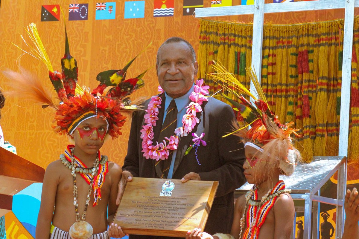 PPacref's tweet photo. 🥁Papua New Guinea 🇵🇬has made history by becoming the first Pacific Island nation to host the��#2025CPEM Conference of Pacific Education Ministers Meeting 
👉🏽https://t.co/mW8FljABvl https://t.co/hzdbkJB9Kt