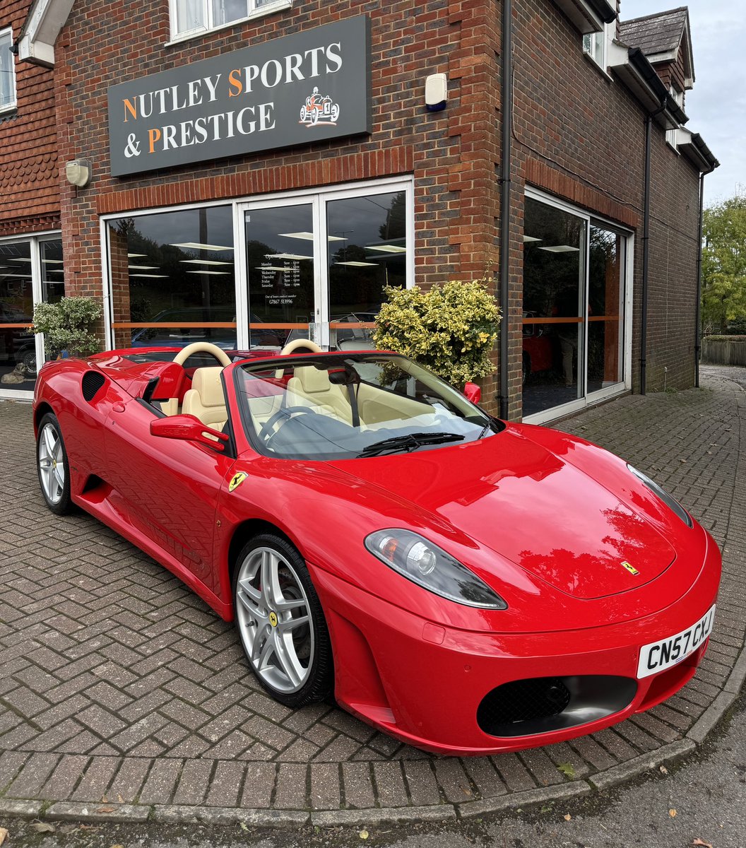 NutleySports's tweet photo. The Ferrari F430 designed by #Pininfarina ♥️
#forsale #1owner #lowmileage #ferrarif430spider #collectorscar #supercar #ferrariworld #ferrarilife #carswithoutlimits #drivespiration #drivetastefully #nutleysportsprestige https://t.co/tgGFFbMkXU