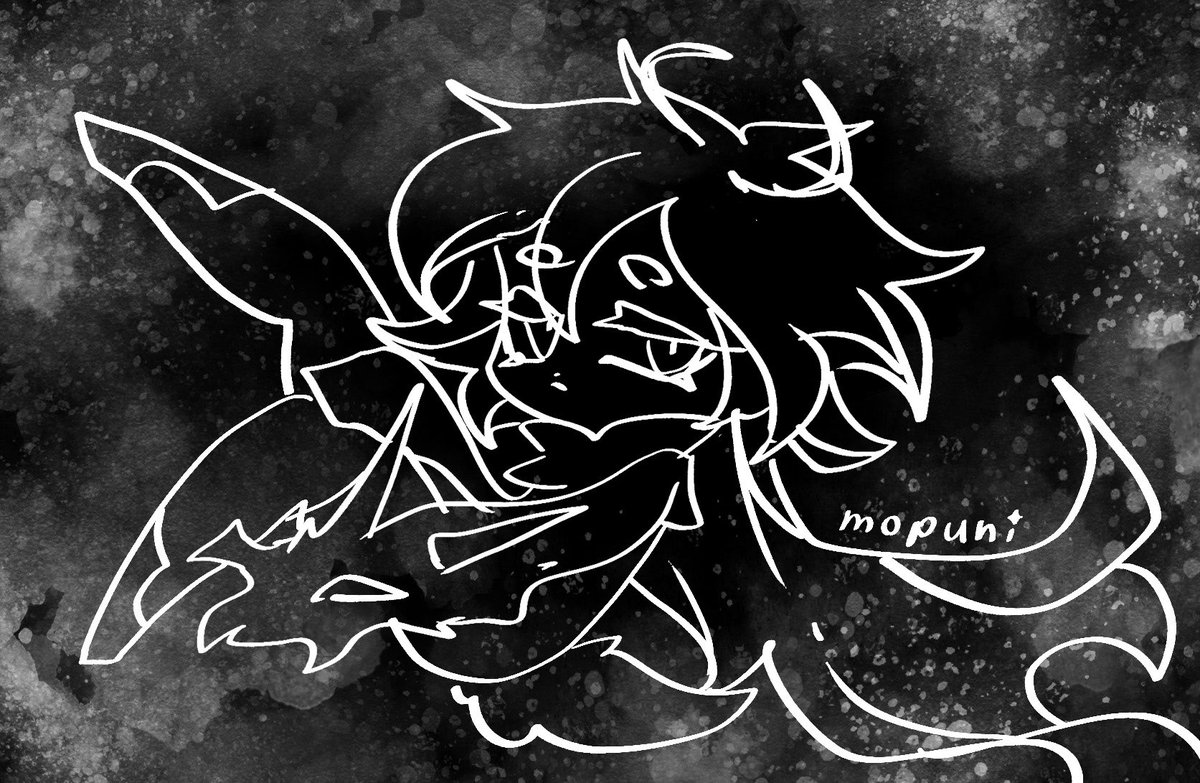 mopunipuni's tweet photo. #originalart  #ocart #ocartist 
🖤🫧 https://t.co/w7NiBkk3SI