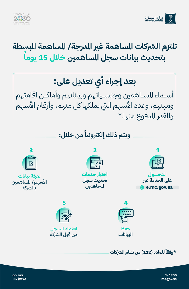 وزارة التجارة | Ministry of Commerce tweet media