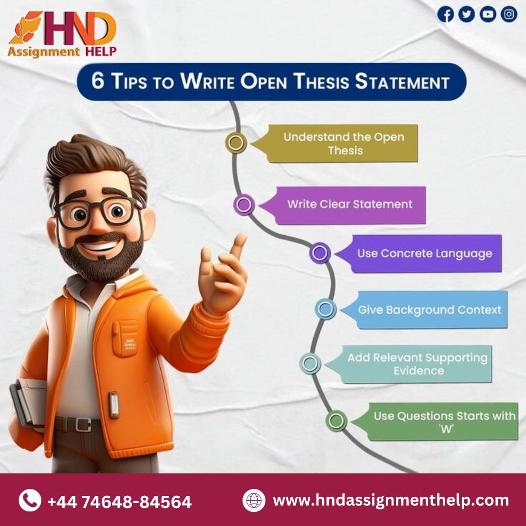 help_hnd's tweet image. 6 𝒕𝒊𝒑𝒔 𝒕𝒐 𝒘𝒓𝒊𝒕𝒆 𝒐𝒑𝒏𝒆 𝒕𝒉𝒆𝒔𝒊𝒔 𝒔𝒕𝒂𝒕e𝒎𝒆𝒏𝒕 .
HND Assignment Help , we are dedicated to supporting students in their academic journeys by providing assistance for college and university assignments.
#assignmenthelp #hndassignmenthelp #assignmenthelpuk