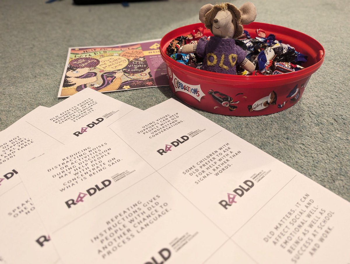 TheDLDMouse's tweet image. Getting some facts on snacks ready for a school I'm visiting! DLD day is tomorrow!!! 💜💛 #dldday