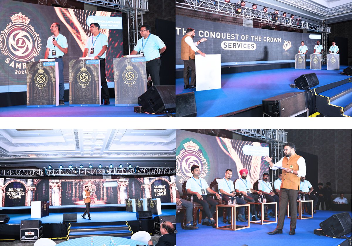 SridharHRS's tweet photo. I recently hosted the Quiz event for Ashok Leyland at ITC Grand Chola, Chennai where the participants from their dealers &amp; distributors across the country had participated. 

#thinkquizzing #quiz #quizmaster #quizevent #ashokleyland #itcgrandchola https://t.co/fxNIM1vM4K