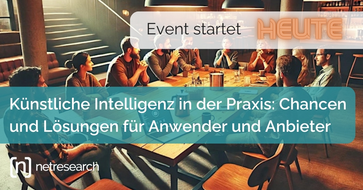 Unser Event "Künstliche Intelligenz in der Praxis" findet HEUTE statt! Sei dabei, erhalte neue Einblicke &amp; knüpfe wertvolle Kontakte.

📅 Wann: HEUTE, 17.10.24, 18-22 Uhr
📍 Wo: Bayerischer Bahnhof, #Leipzig

🔗Jetzt anmelden: hubs.ly/Q02SXC_c0

#netresearch #networking #ki