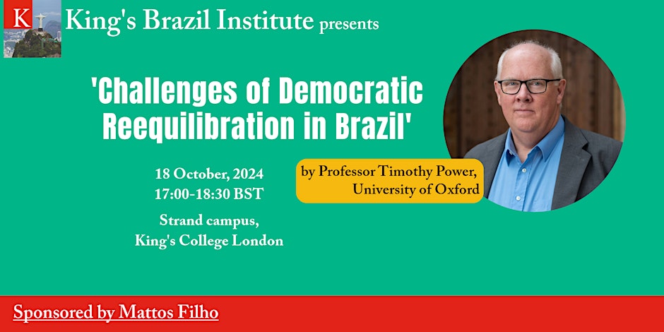 King's Brazil Institute (@kingsbrazil) on Twitter photo Make sure you don’t miss tomorrow’s KBI Inaugural Lecture with Professor Timothy Power (<a href="/UniofOxford/">University of Oxford</a>)! The event starts at 17:00 and takes place at the Strand Campus, <a href="/KingsCollegeLon/">King's College London</a>. A drinks reception will follow the lecture. Make sure you don’t miss tomorrow’s KBI Inaugural Lecture with Professor Timothy Power (<a href="/UniofOxford/">University of Oxford</a>)! The event starts at 17:00 and takes place at the Strand Campus, <a href="/KingsCollegeLon/">King's College London</a>. A drinks reception will follow the lecture.