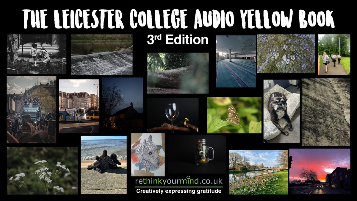 rethinkyourmind (@rethinkyourmind) on Twitter photo Incredible Creativity from Creative Arts & Media Students <a href="/LeicesterColl/">Leicester College</a>!👏Inspired by gratitude for the digital wellbeing resource available college wide #TheLeicesterCollegeAudioYellowBook
👉 rethinkyourmind.co.uk/news/3rd-editi…
#NotesOfThanks Kirsty Munroe, Nat Ventrone & all involved! Incredible Creativity from Creative Arts & Media Students <a href="/LeicesterColl/">Leicester College</a>!👏Inspired by gratitude for the digital wellbeing resource available college wide #TheLeicesterCollegeAudioYellowBook
👉 rethinkyourmind.co.uk/news/3rd-editi…
#NotesOfThanks Kirsty Munroe, Nat Ventrone & all involved!