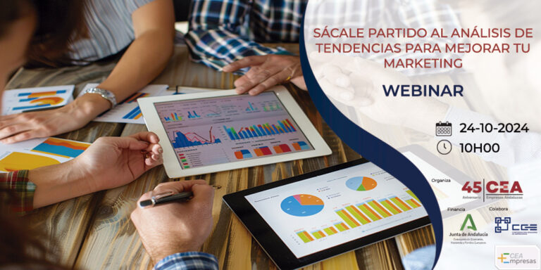 CGE_Granada's tweet photo. #FormaciónCGE | El próximo jueves, 24 de octubre, retomamos nuestros seminarios formativos con el webinar 'Sácale partido al análisis de tendencias para mejorar tu marketing', impartido por @ferdelosrios. 

Inscríbete ya aquí: https://t.co/jQCyQKuedv

#MásEmpresas https://t.co/ulm3mDlGzz